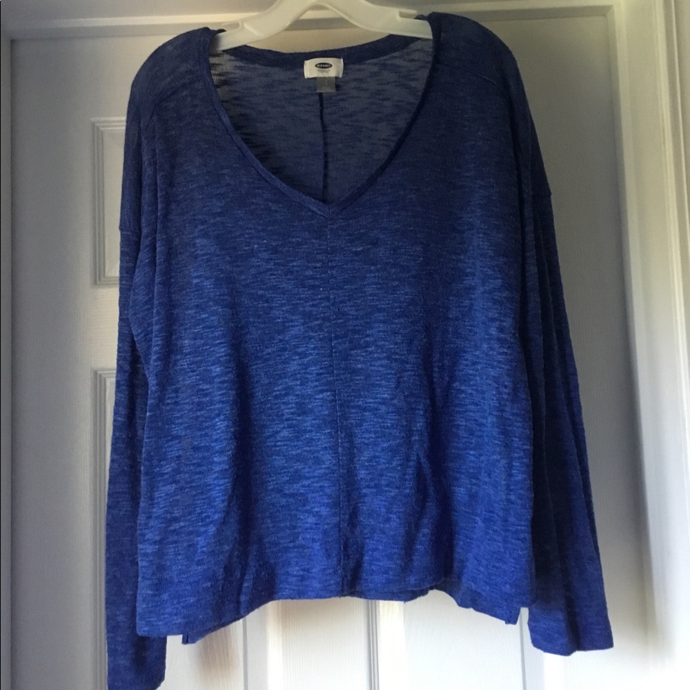 Blue Long Sleeve Old Navy Top